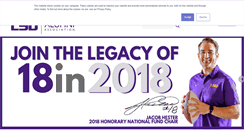 Desktop Screenshot of lsualumni.org